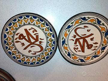 Copia di piatti da muro in ceramica artigianale 