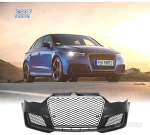 PARAURTI ANTERIORE AUDI A3 8V 12-16 LOOK RS3 PDC S