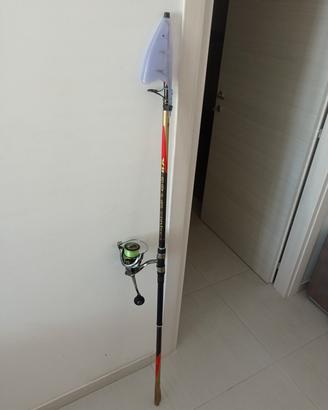 canna Shimano Antares con mulinello 