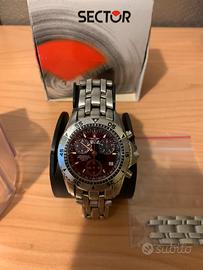 Orologio Sector 650 con vetro in zaffiro.
