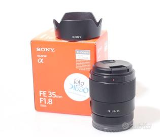 OBIETTIVO SONY FE 35 MM F/1.8. E-MOUNT. GARANZIA.