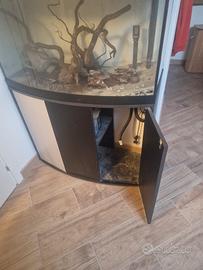 acquario con mobile e pompa 