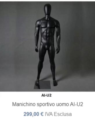 manichini negozio