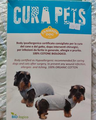 Body veterinario aperto cane/gatto misura 36