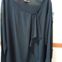 Camicetta donna elegante con polsi a tulipano 