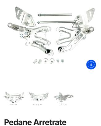 pedane arretrate per Aprilia RSV4 1100 2023