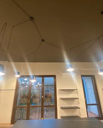 lampadario con fili