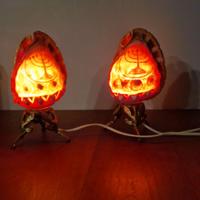 Lampada Cammeo Conchiglia intarsiata vintage