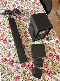 Sound bar LG completa di accessori