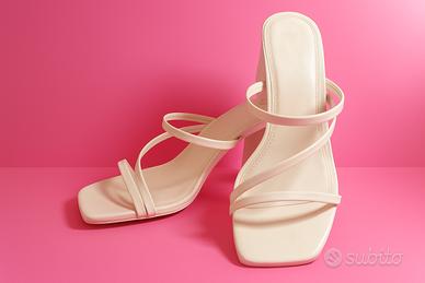 Sandali con tacco largo Bershka