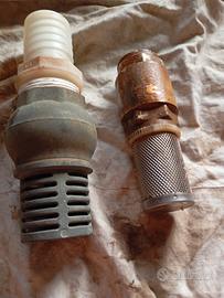 due valvole pescaggio acqua da 50 e pollice 