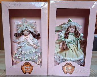 lotto 2 bambole  Vintage "Doll's House Collection 