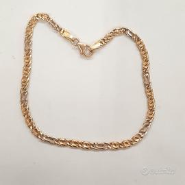 bracciale oro giallo 18kt Lunghezza cm 20 gr 3 cc