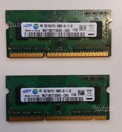 Samsung 4 GB DRAM DDR3 SODIMM PC3-10600S (Apple)