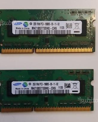 Samsung 4 GB DRAM DDR3 SODIMM PC3-10600S (Apple)