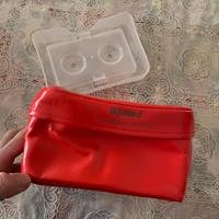 Borsa portaoggetti attrezzi moto posteriore rossa