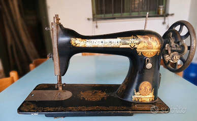 Macchine da cucire antiche Singer-Gritzner p
