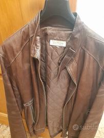 Giacca in pelle Bata taglia 56