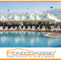 Gazebo 4x6 Moon copertura versatile 6x4 fissa