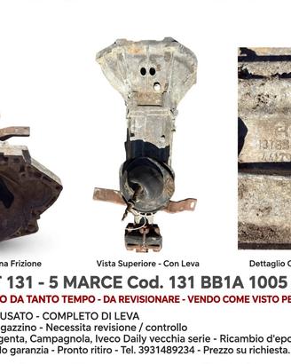 CAMBIO FIAT 131 - 5 MARCE Cod. 131 BB1A 1005