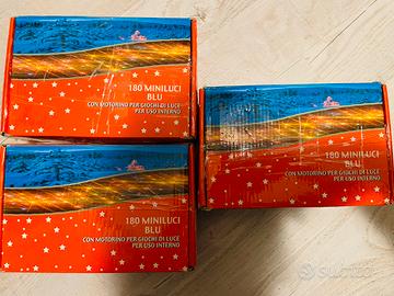 Lotto di luci natalizie blu