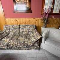 Divano letto sfoderabile + poltroncina