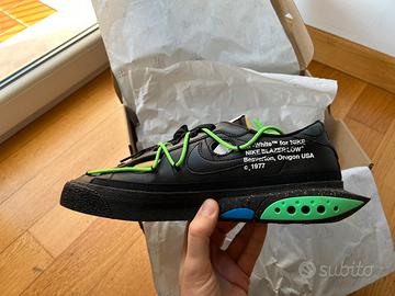 Nike Blazer Low OFF White TG.12.5 - ORIGINALI