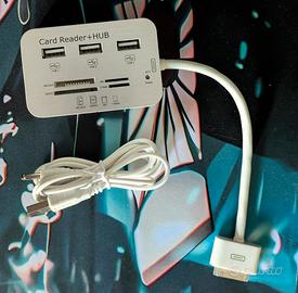Hub USB-card reader per IPad 