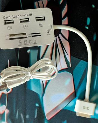 Hub USB-card reader per IPad 