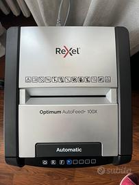 REXEL Optimum Auto Feed + 100x distruggidocumenti