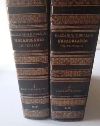 Vocabolario latino-italiano e italiano-latino 1850