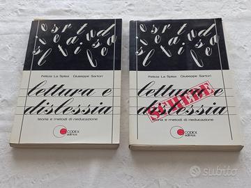 LETTURA E DISLESSIA Libro+Schede ed.1979 Sartori