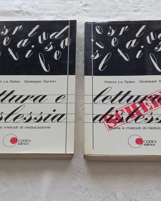 LETTURA E DISLESSIA Libro+Schede ed.1979 Sartori