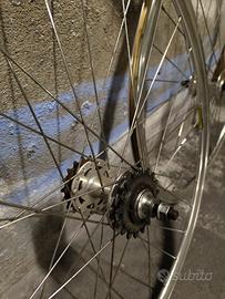 Ruote scatto fisso - single Speed ARGENTO 
