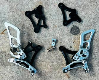 Pedane regolabili RME kawasaki Z1000 e similari