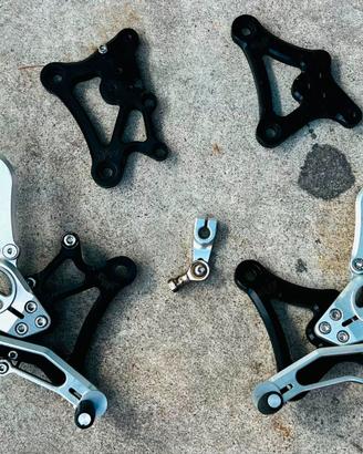 Pedane regolabili RME kawasaki Z1000 e similari