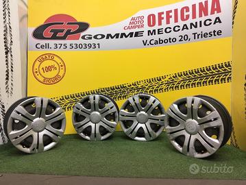 4 Cerchi Ferro 15 pollici Volkswagen Golf 4,Polo