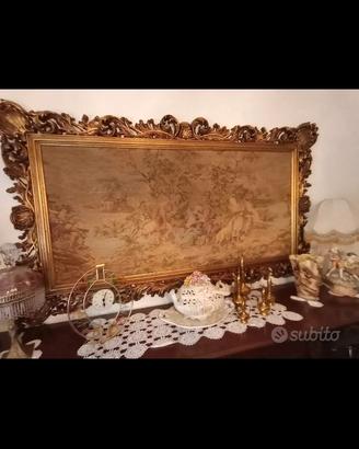 Quadro arredamento cornice dorata