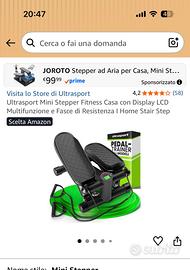 Stepper con maniglie nuovo