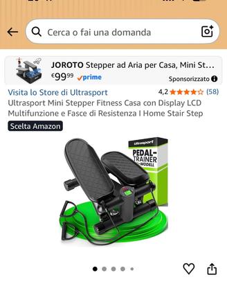 Stepper con maniglie nuovo
