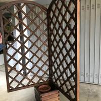 Grigliato in legno angoliera