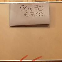 Cornice argentata in alluminio 50 × 70