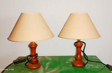 Coppia di abat jour Vintage