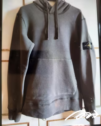 felpa Stone Island verde militare, taglia S 