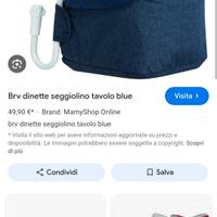 seggiolino da tavolo brevi