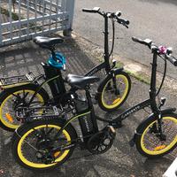N ° 2 ebike pieghevoli  argento piuma S