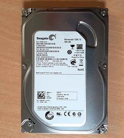 HD 3,5" Seagate, 500GB, SATA 3Gb/s, 7200 RPM, 16MB