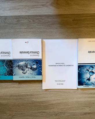Libri chimica organica e generale UNIPD
