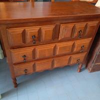 tavolino da salotto in noce antico 