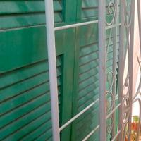 letto in ferro battuto più doghe in legno ortopedi